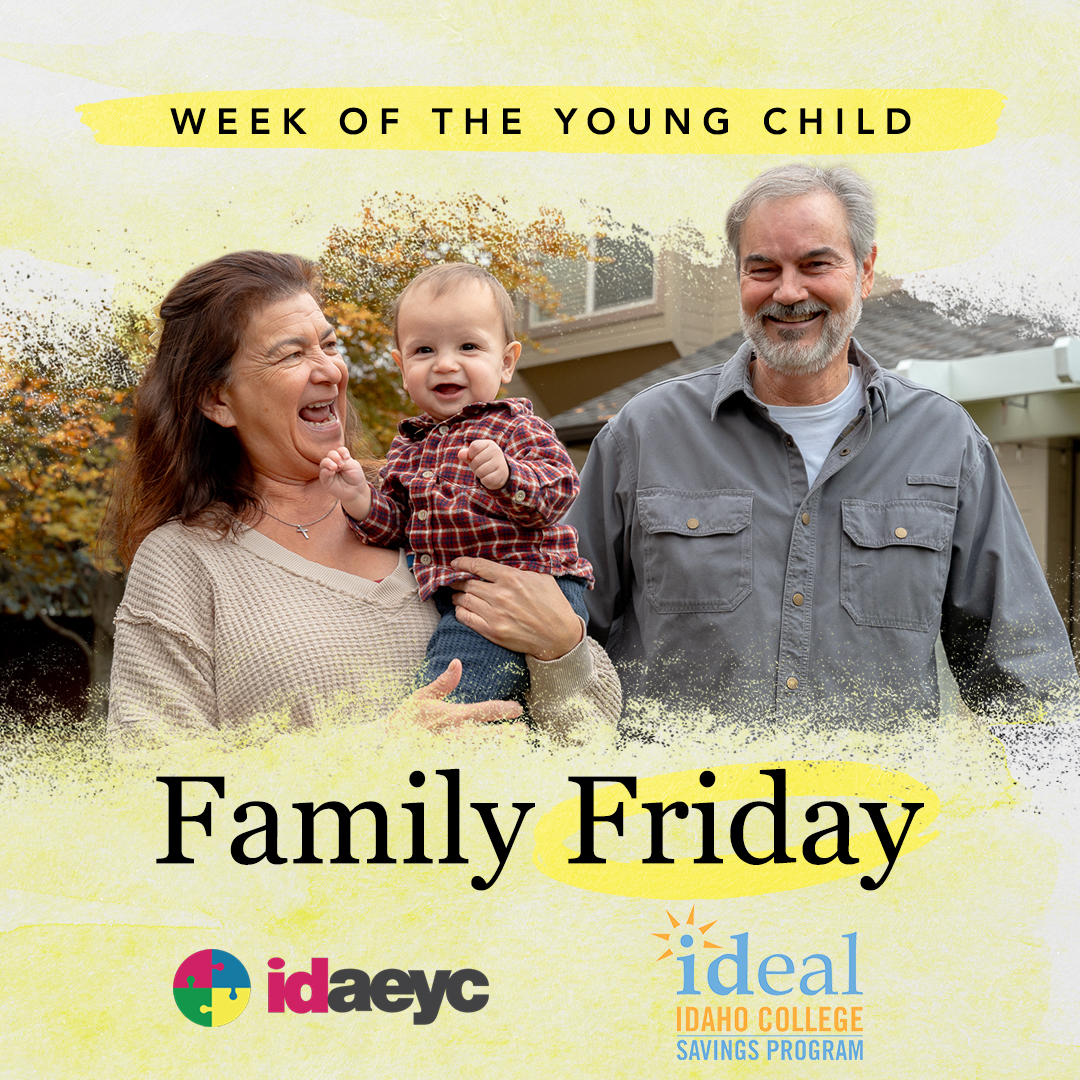 family together with baby