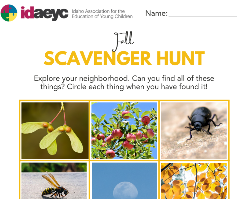 Fall scavenger hunt 