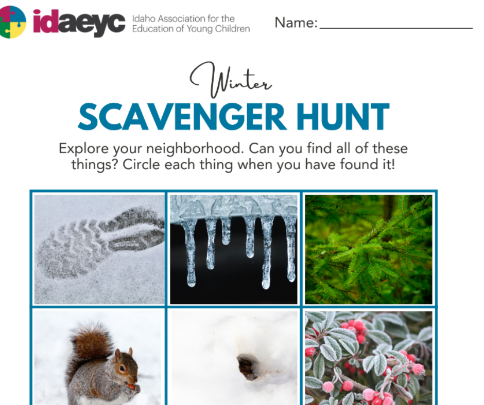 Winter Scavenger Hunt 